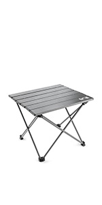 small aluminium table