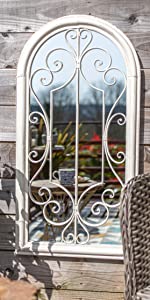 Aston & Wold by La Hacienda Scrolled Arch Indoor & Outdoor Mirror