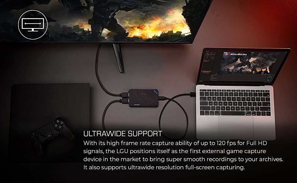 avermedia live gamer 4k capture card allows you to enjoy 4k HDR gameplay and record at 1080p HDR