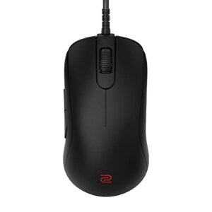 BenQ ZOWIE S1-C Symmetrical Gaming Mouse for Esports |Weight-Reduced | Paracord Cable & 24-step Scroll Wheel for More Personal Preference| Driverless | Matte Black Coating | Medium Size