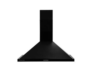 Russell Hobbs RHSCH901B 90cm Wide 5 Function LED Light Cooker Hood Black Stainless Steel            [Energy Class C]