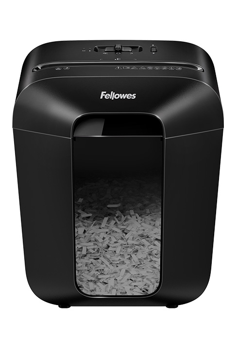 LX50 cross-cut shredder on a white background