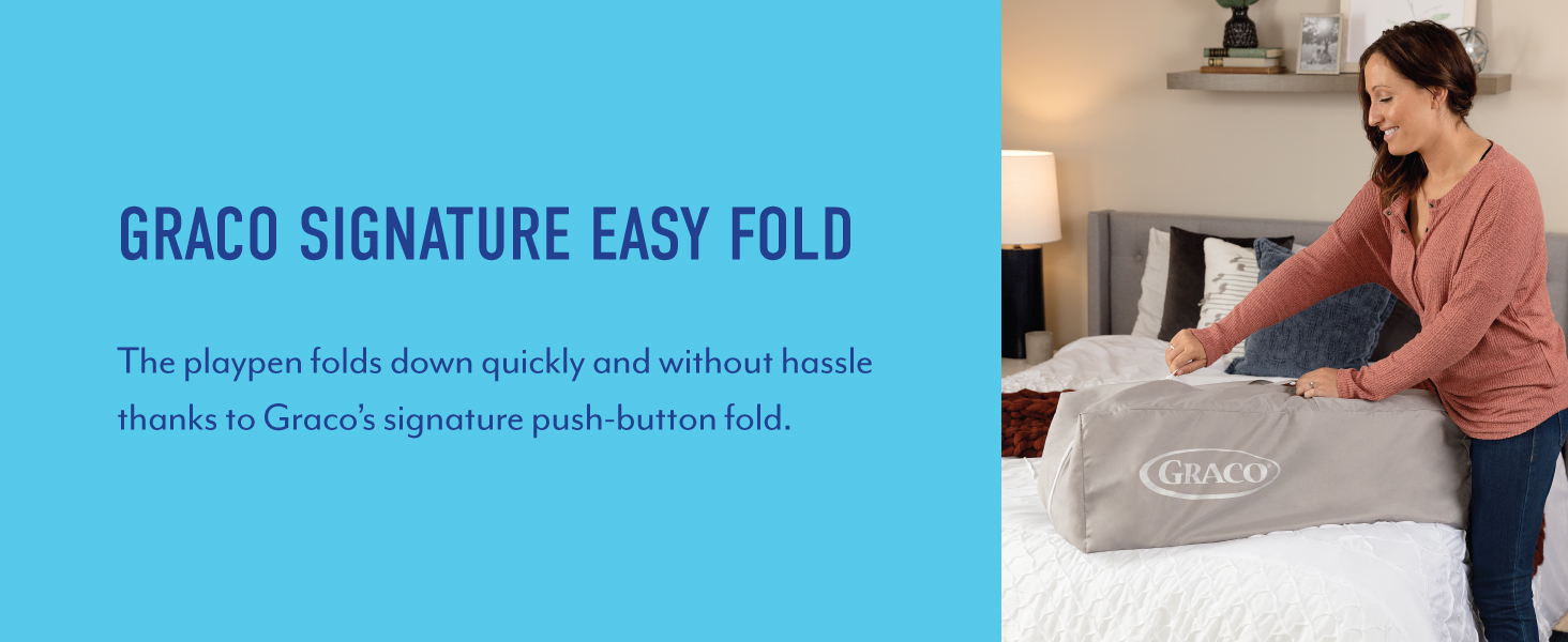 Graco Contour Electra Travel Cot with easy fold