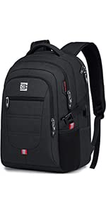 Laptop Backpack with USB Charging Headphone Port