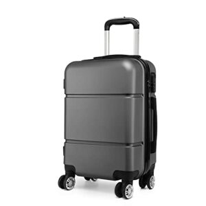 Kono Suitcase 20'' Travel Carry On Hand Cabin Luggage Hard Shell Travel Bag Lightweight