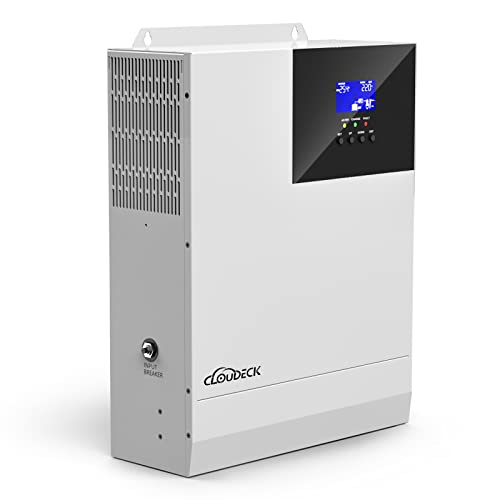 5000 W Hybrid Inverter Solar 48 V DC to 220 V/230 V AC with 80 A MPPT Solar Charge Controller