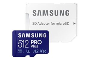 Samsung 512GB PRO Plus MicroSDXC 120MB/s +Adapte