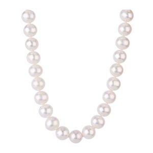 TreasureBay Stunning AA Grade 8-9mm Natural White Freshwater Pearl Necklace For Women and Girls