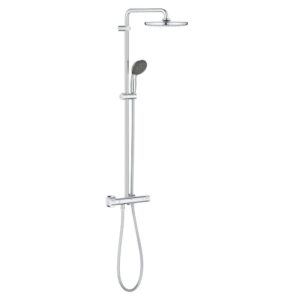 GROHE Vitalio Start 250 - Shower System with Exposed Thermostatic Mixer Valve (Water Saving Technology