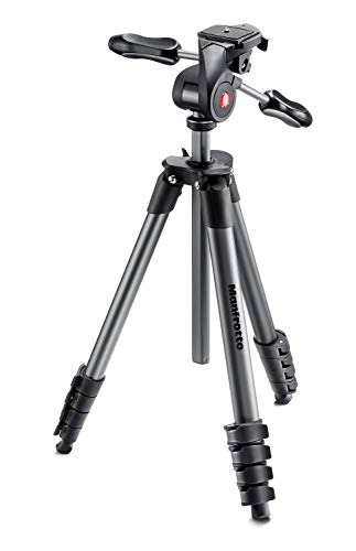 Manfrotto Compact Advanced Aluminium Tripod with 3 Way Head