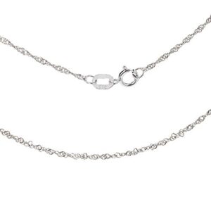 Carissima Gold Women's 9 ct Gold 1.2 mm Diamond Cut Twist Curb Chain Necklace