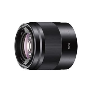 Sony SEL50F18 E Mount - APS-C 50mm F1.8 Prime Lens (Black)