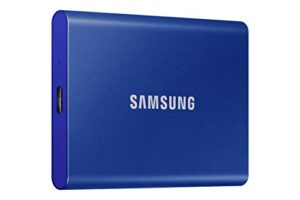 Samsung T7 Portable SSD - 1 TB - USB 3.2 Gen.2 External SSD Indigo Blue (MU-PC1T0H/WW)