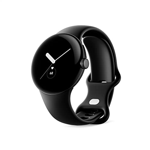 Google Pixel Watch – Android smartwatch with activity tracking – Heart rate tracking watch – Matte Black Stainless Steel case with Obsidian Active band