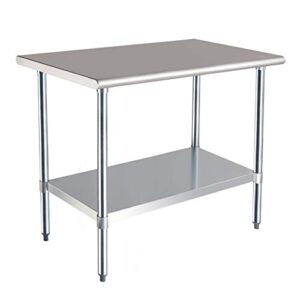 AmazonCommercial NSF Stainless Steel Workbench - 61 x 122 cm