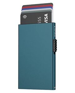 VULKIT Card Wallet for Men Credit Card Holder RFID Blocking Pop Up Card Holder Women Minimalist Wallet Slim RFID Walle