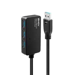 LINDY 10m USB 3.0 Active Extension Pro 4 Port Hub