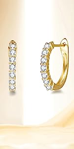 Gold Hoop earring