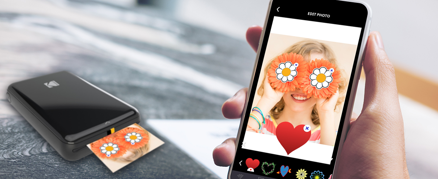 Kodak step printer zink images app