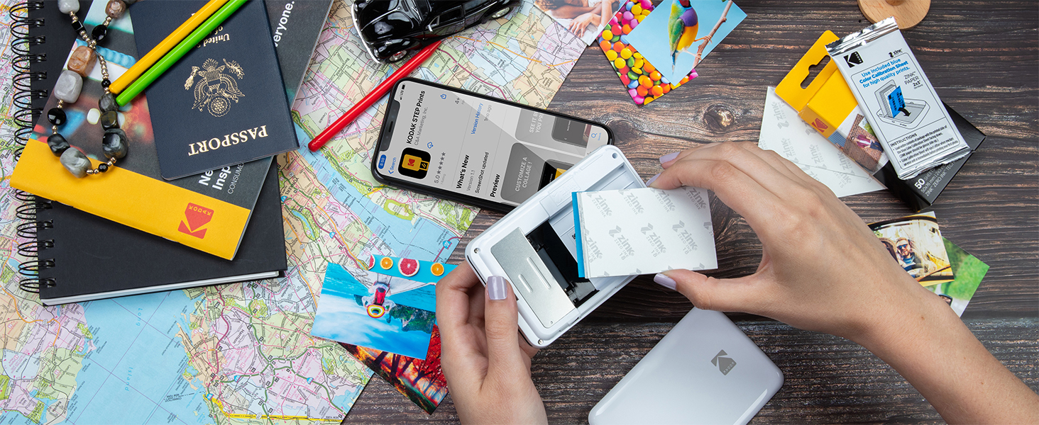 kodak step printer zink technology prints