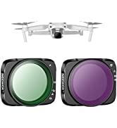 NEEWER 2PCS Variable ND Lens Filter Set Compatible with DJI Air 2S Drone, 2-5 Stop(ND4-32) & 6-9 ...