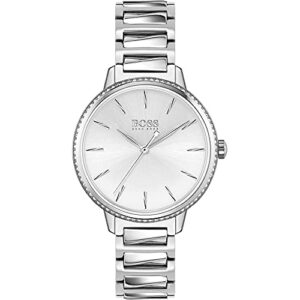 BOSS Analogue Quartz Watch for Women with Silver Stainless Steel Bracelet - 1502539