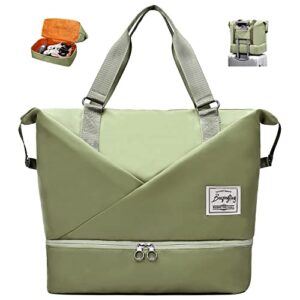 FIORETTO Womens Travel Bag Duffle Bag with Laptop Compartment