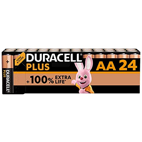 Duracell Plus AA Alkaline Batteries [Pack of 24]
