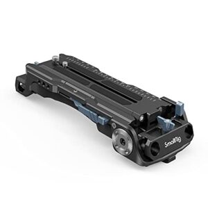 (New Version) SMALLRIG Quick Release Shoulder Plate Pro with Built-in Rosette Mount and 15mm Rod Clamp for Sony VCT-14 Tripod Adapter - 2837