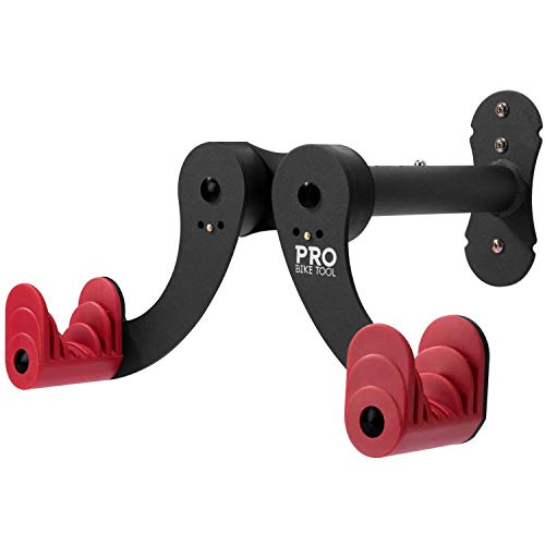 Bike Wall Mount - Horizontal Indoor Storage Rack for 1 Bicycle in Garage or Home - Cycling Hanger - Safe and Secure Holder