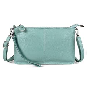 befen Leather Wristlet Clutch Wallet Cell Phone Purses Small Envelope Crossbody Bags for Wome