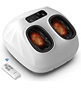 RENPHO Foot Massager Machine with Heat and Remote, Electric Shiatsu Kneading Foot Massager with M...