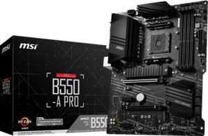 MSI B550-A PRO Motherboard ATX - Supports AMD Ryzen 3rd Gen Processors