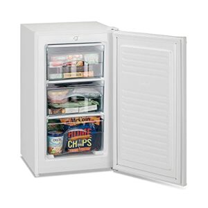 IceKing RZ109WL 48cm Under Counter Freezer | Freestanding Freezer White (Undercounter Freezer)            [Energy Class F]