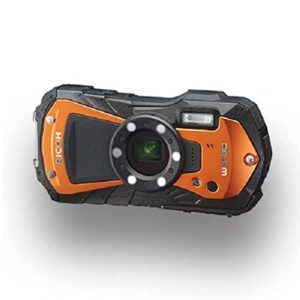 Ricoh WG-80 Orange Waterproof Digital Camera Shockproof Freezeproof Crushproof 03127