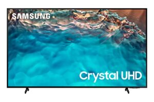 Samsung 55 Inch BU8000 UHD Crystal 4K Smart TV (2022) - Airslim Design With Alexa & Smart TV Streaming Built In
