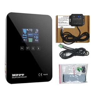 MPPT Charge Controller 60A +WIFI Cloud Moduel 12V/24V Auto Max Input 100V