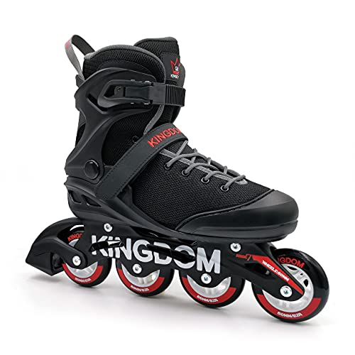 Kingdom GB Rage R40 Recreational Senior Adults Inline Skates Roller Blades For Mens Womens