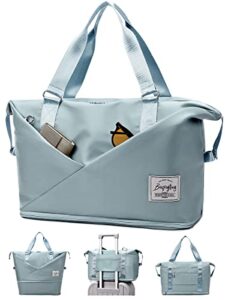FIORETTO Womens Expandable Travel Bag Duffle Bag with Laptop Compartment