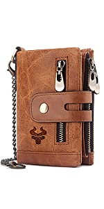 Men's Bifold Leather Wallet 