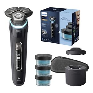 Philips Shaver Series 9000 Wet and Dry Electric Shaver with SkinIQ (Model S9986/63)