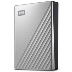 WD 4TB My Passport Ultra for Mac Portable HDD USB-C ready with software for device management