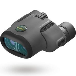 Pentax Papilio II 8.5 x 21 Compact Bak4 Prism Binoculars by Fully Multi Coated and Aspherical Lens - Black