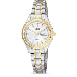 Citizen Women Analogue Eco-Drive Watch with Stainless Steel Band
