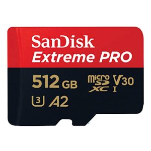 SanDisk 512GB Extreme PRO microSDXC card + RescuePro Deluxe