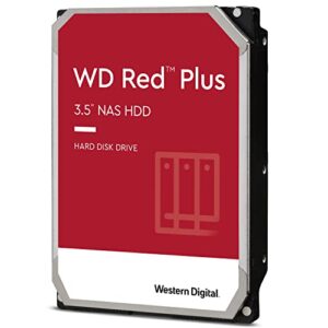 WD Red Plus 6TB NAS 3.5" Internal Hard Drive - 5400 RPM Class