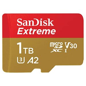 SanDisk 1TB Extreme microSDXC card + SD adapter + RescuePRO Deluxe