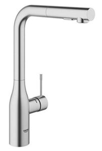 GROHE 30270DC0 | Essence Single-Lever Kitchen Mixer | Pull-Out Comfort Dual Spray | Supersteel