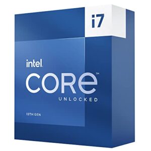 Intel Core i7-13700K Desktop Processor 16 cores (8 P-cores + 8 E-cores) 30M Cache