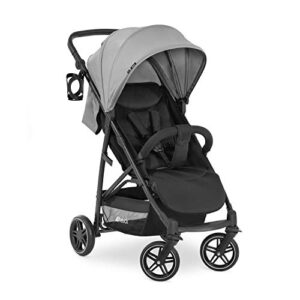 Hauck Pushchair Rapid 4R Plus / XL Sun Canopy UPF 50 + / Up to 25 Kg / Height Adjustable / Easy Folding / Fully Reclining / Cup Holder / Large Shopping Basket / Grey